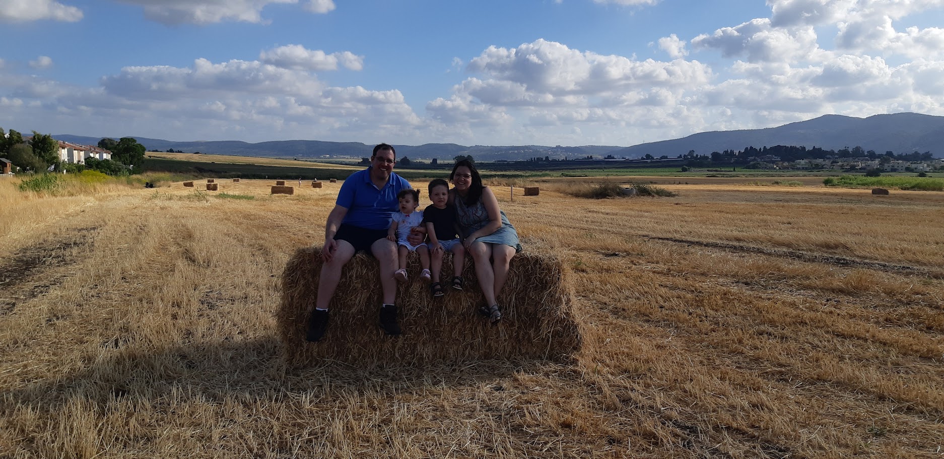 Fernanda com sua familia
